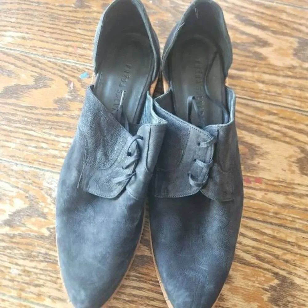 Freda Salvador 'Wit' D'Orsay Shoes in black sz 12